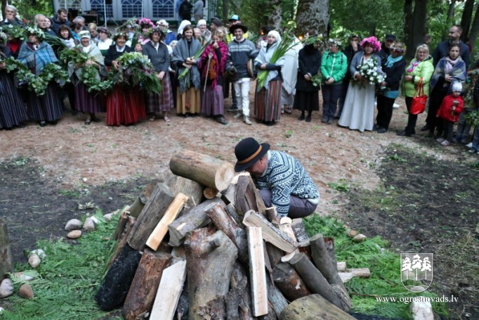 Vasaras saulgrieži Plāteres pilskalnā