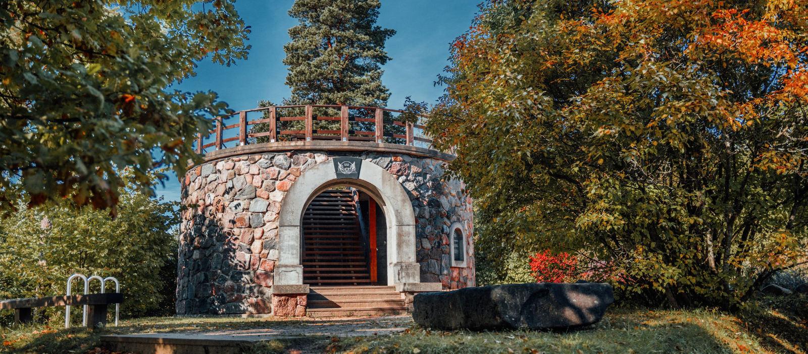 Špakovska parks rudens noskaņās