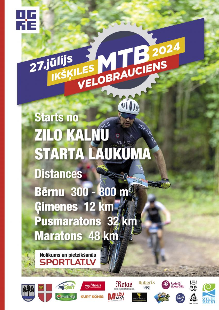 Ikšķiles MTB velobrauciens 2024