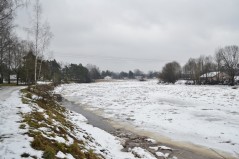 Ogres upe šobrīd plūdu draudus nerada