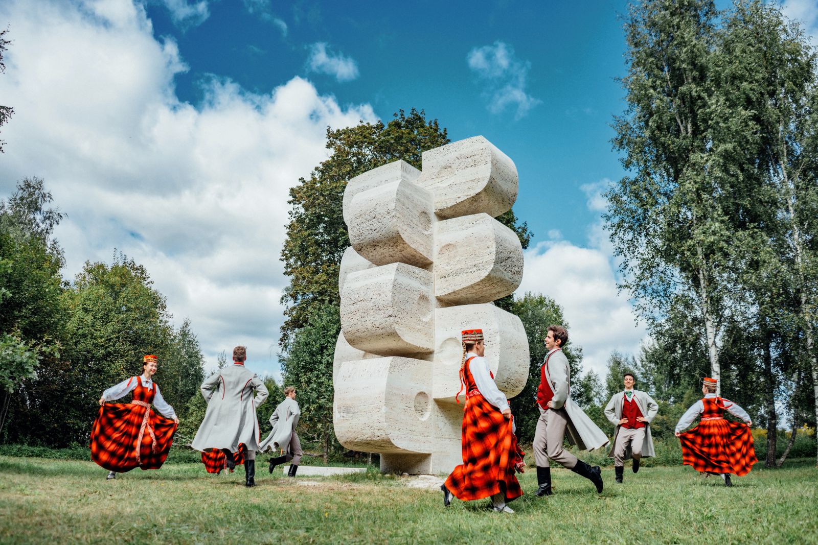 Simbolpiemineklis Andrejam Pumpuram. Foto: J. Romanovskis