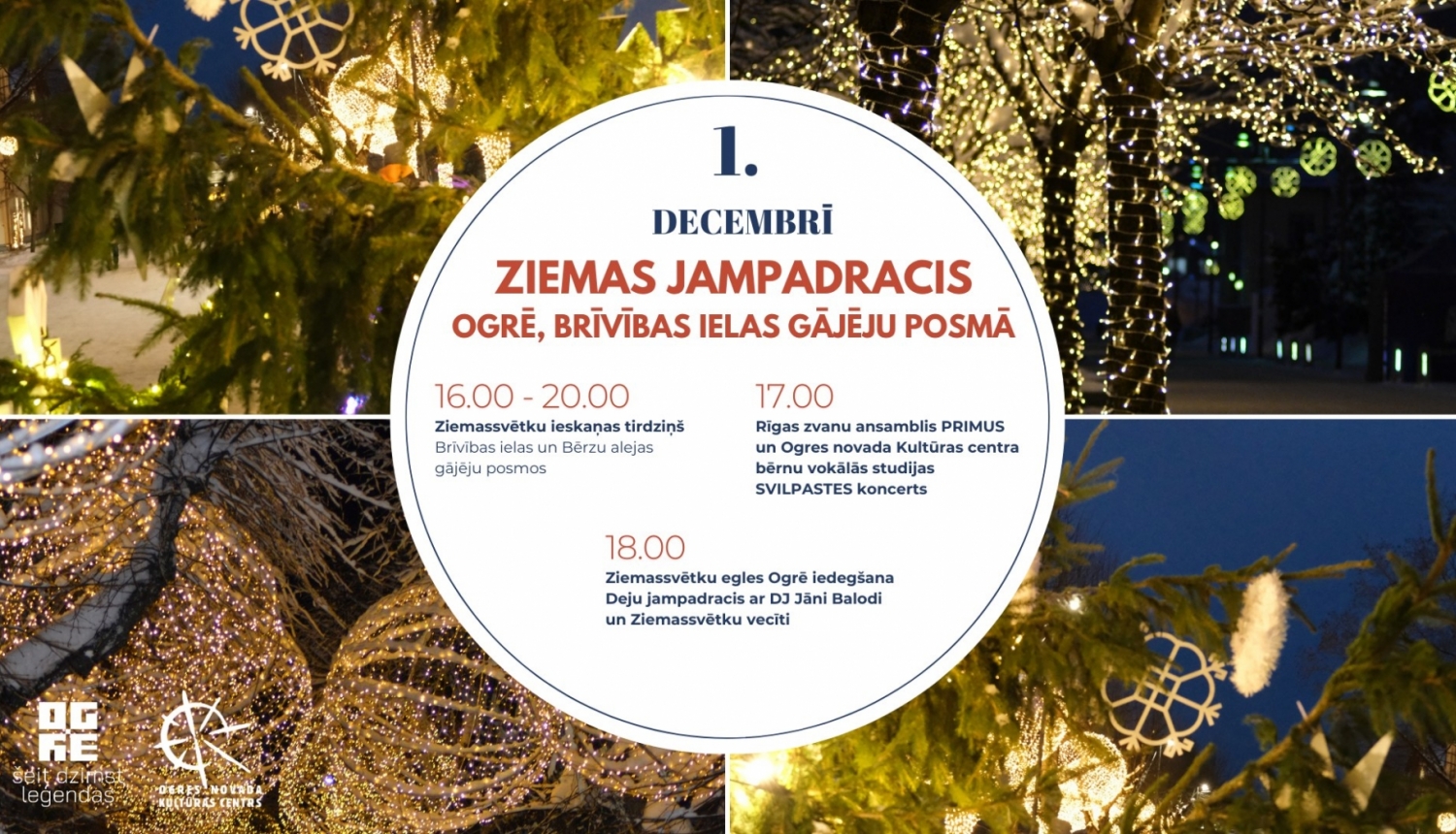 Ziemas jampadracis Ogrē